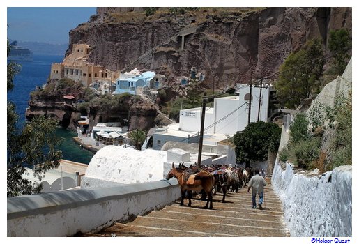 Über 587 Stufen nach Thira - Santorini Über 587 Stufen nach Thira - Santorini
