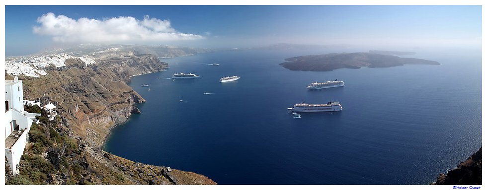 Caldera von Santorini