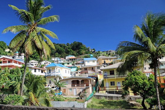 Buntes Dorf auf St. Vincent Buntes Dorf auf St. Vincent