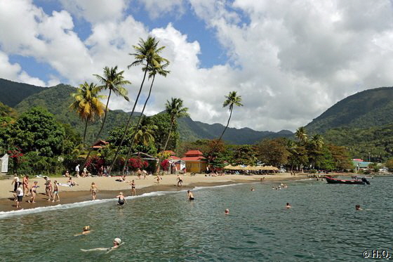 Hummingbird Beach in Soufriere auf St. Lucia Hummingbird Beach in Soufriere auf St. Lucia