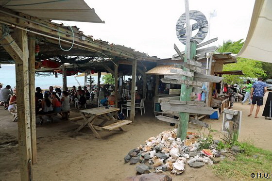 Shipwreck Beach Bar am South Friar's Beach auf St. Kitts