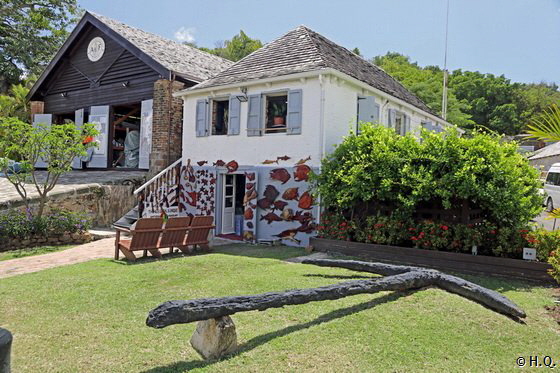 Nelsons Dockyard Shop im English Harbour auf Antiuga