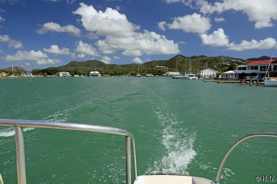 Wir verlassen Jolly Harbour... Wir verlassen Jolly Harbour...