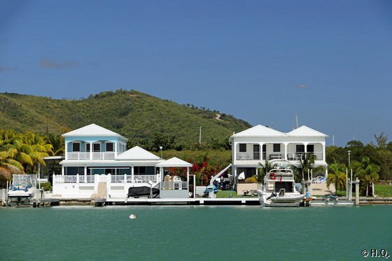 Schne Villen im Jolly Harbour auf Antigua