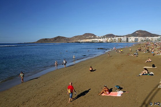 Strand Playa de las Canteras in Las Palmas de Gran Canaria
