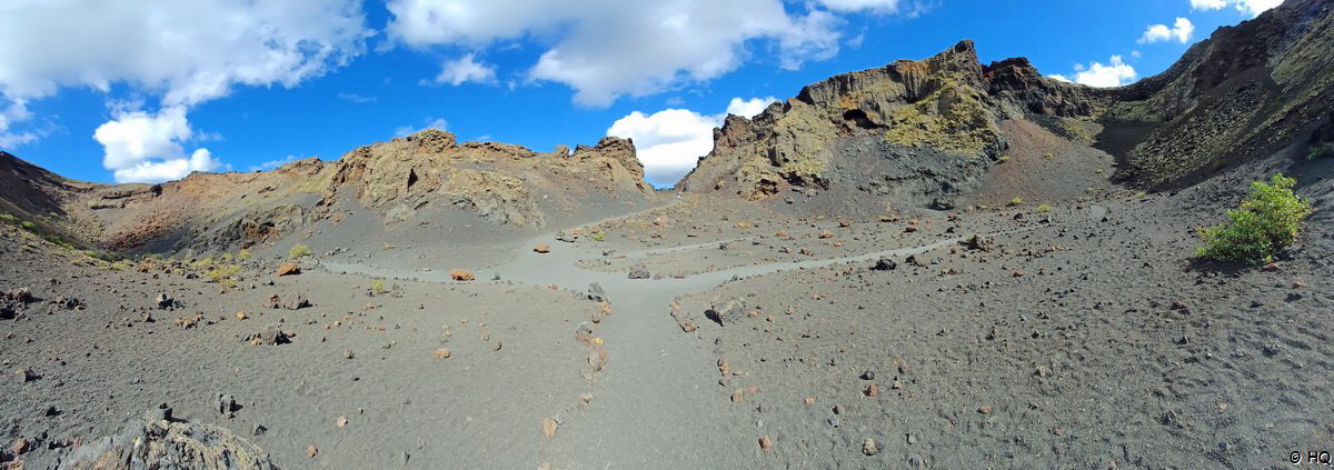 Rundweg im Vulkan Caldera de los Cuervos