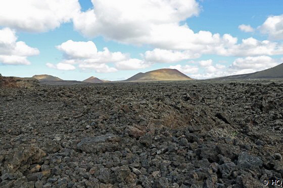 Lavafeld am Rande des Timanfaya Nationalpark Lavafeld am Rande des Timanfaya Nationalpark