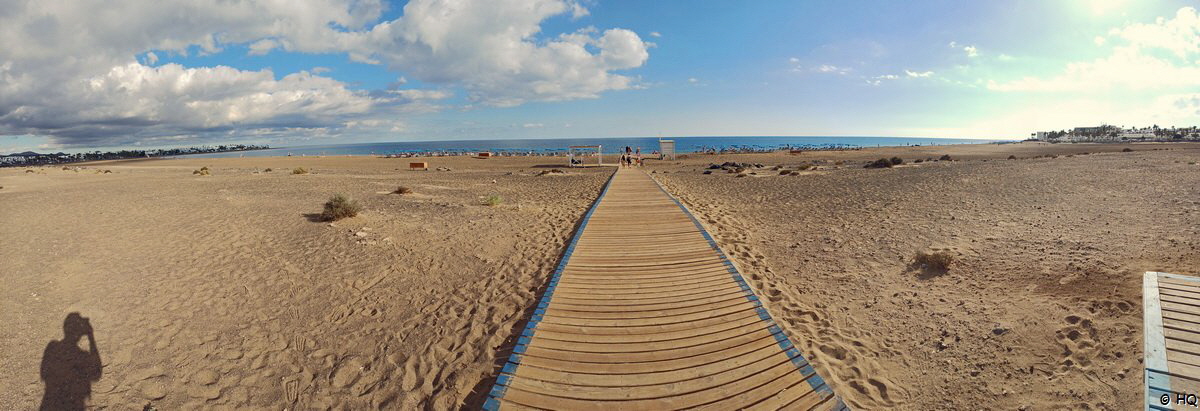 Playa de los Pocillos ein herrlich breiter Strand auf Lanzarote
