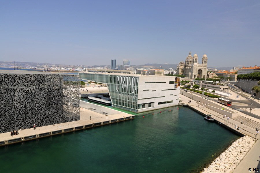 MuCEM Museum, Cosquer Mditerrane und Cathdrale de la Major in Marseille