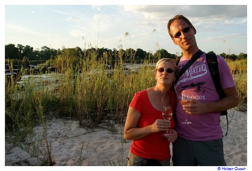 Ela und Holger vor den Popa Falls