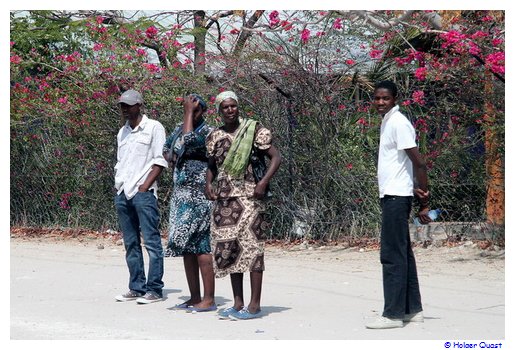 Straßenbild in Maun Botswana Straßenbild in Maun Botswana