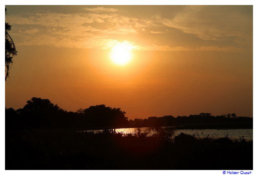 Sonnenuntergang am  Thamalakane River