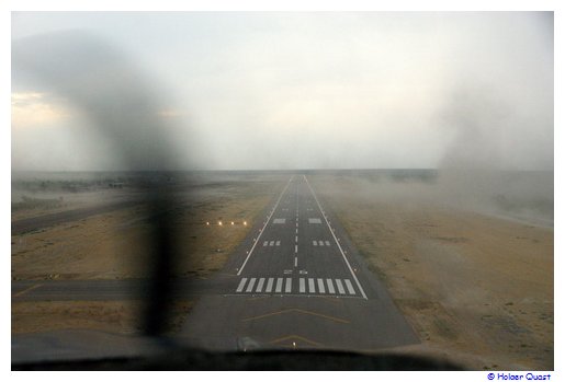 Landeanflug Maun Landeanflug Maun