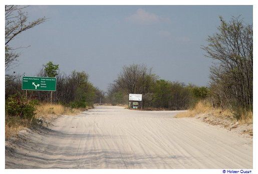 Kreuzung Moremi - Chobe NP Kreuzung Moremi - Chobe NP
