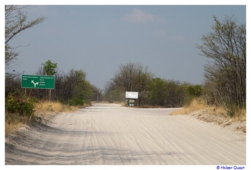 Kreuzung Moremi - Chobe NP