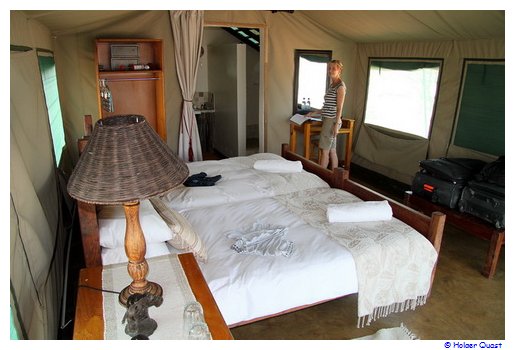 Luxus-Safari-Zelte der Motswiri Game Lodge