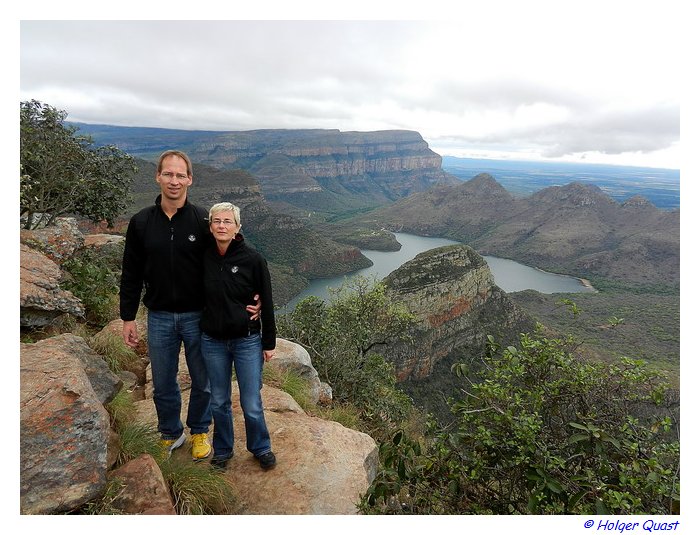 Ela und Holger am  Blyde River Canyon - Panorama Route