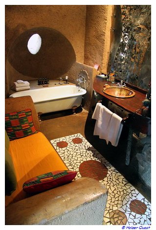 Unser Bad in der Makalali Lodge