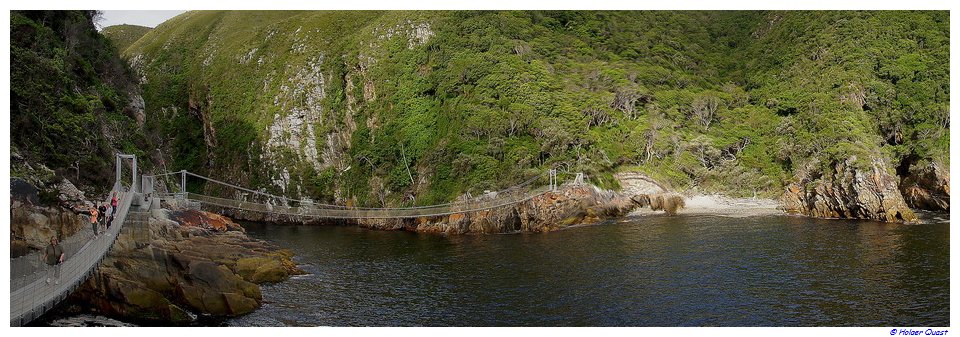 Storms River Mouth Suspension Bridge - Tsitsikamma Nationalpark