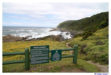 Startpunkt Otter Trail - Garden Route National Park