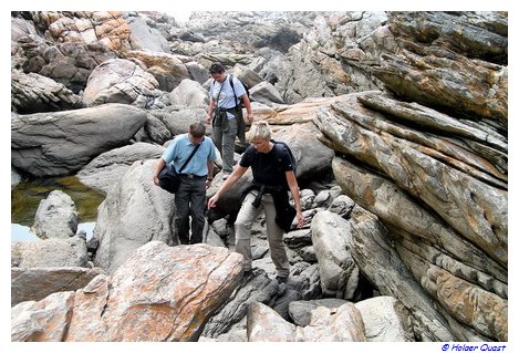 Ela, Peter und Nicole k�mpfen sich voran