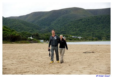 Wir beim frieren in Nature's Valley - Tsitsikamma National Park