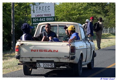Mitfahrgelegenheit in Südafrika Mitfahrgelegenheit in Südafrika