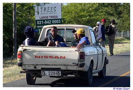 Mitfahrgelegenheit in Sdafrika