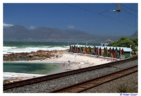 Kaphalbinsel - St. James - bunte Strandh�uschen