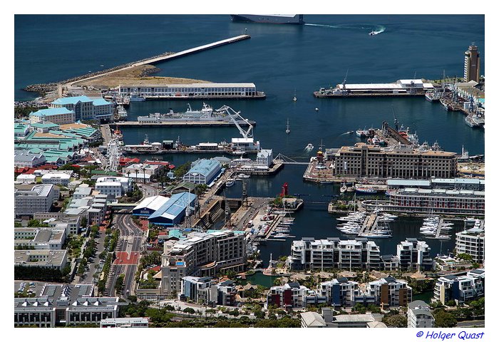 Waterfront Kapstadt  vom Signal Hill